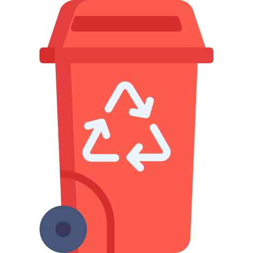 tacho de reciclaje icono gratis