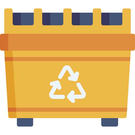 tacho de reciclaje icono gratis