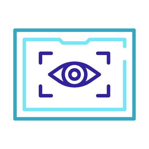 escáner ocular icono gratis