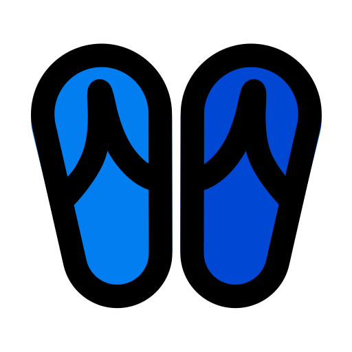 sandalias icono gratis