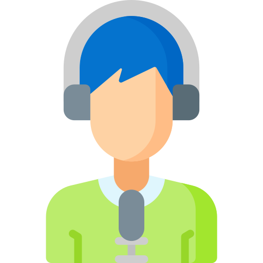 Podcaster Special Flat Icon