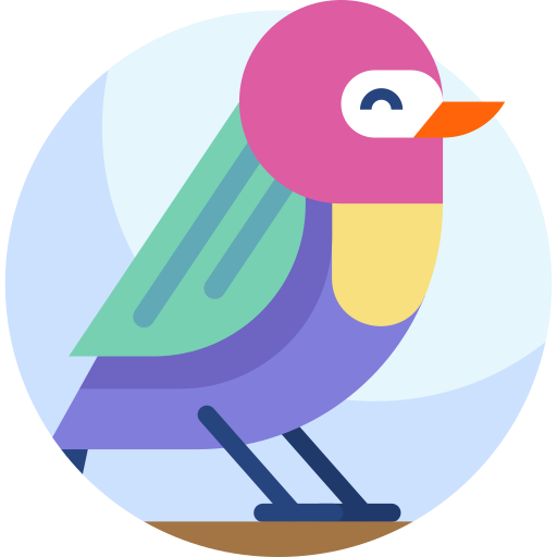 pájaro icono gratis