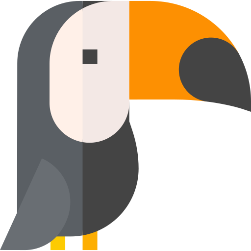 Toucan Basic Straight Flat icon