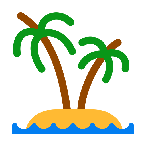 ilha grátis ícone ilha grátis ícone