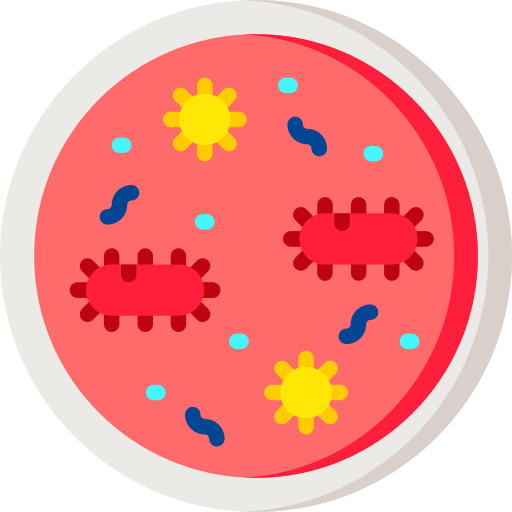 placa de petri icono gratis