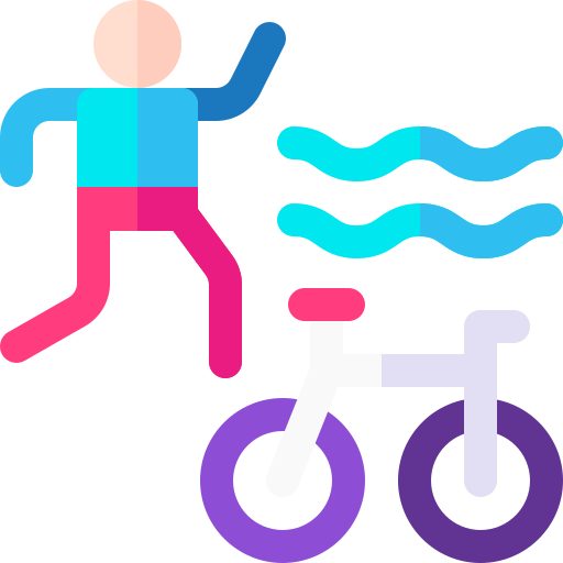 triatlón icono gratis