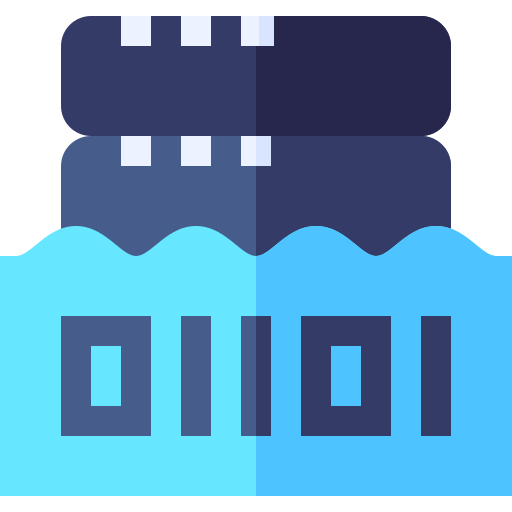 Data lake free icon Data lake free icon