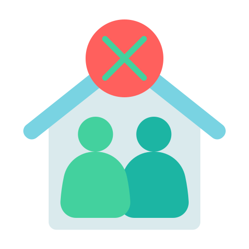 cuarentena icono gratis