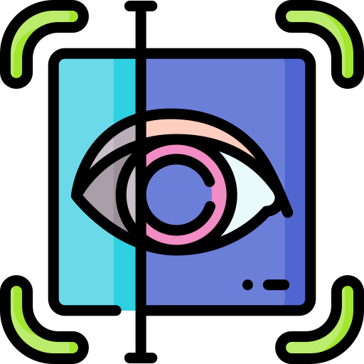 Eye scan free icon