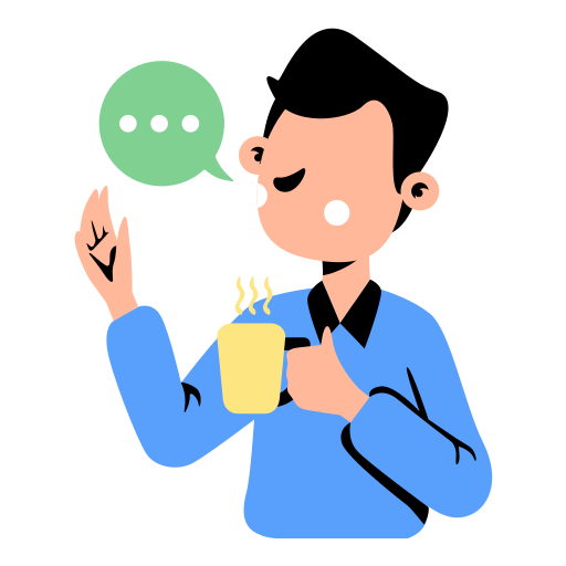 Coffee time free sticker