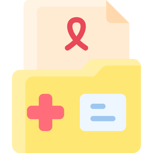 historial médico icono gratis