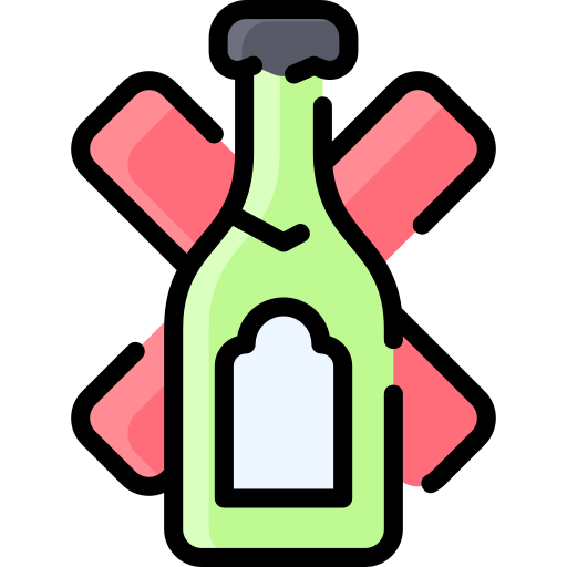 no alcohol icono gratis
