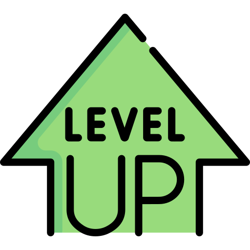 Level Up Special Lineal Color Icon