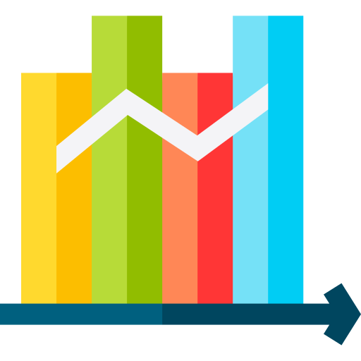 gráfico de barras icono gratis