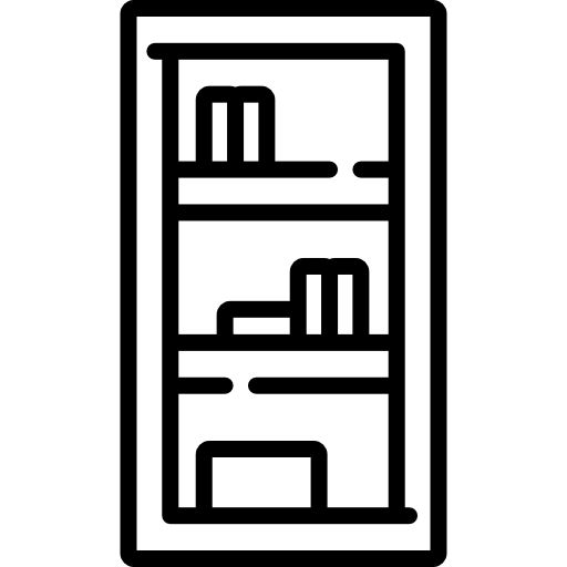 Книжный шкаф бесплатно иконка