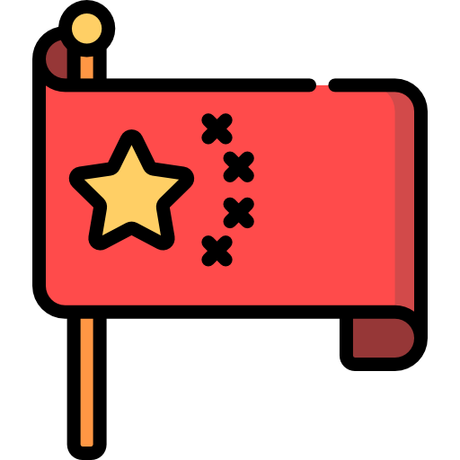 Flag free icon