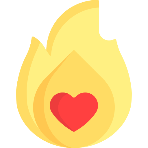 Flame - Free valentines day icons