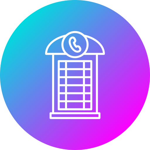 cabina telefónica icono gratis