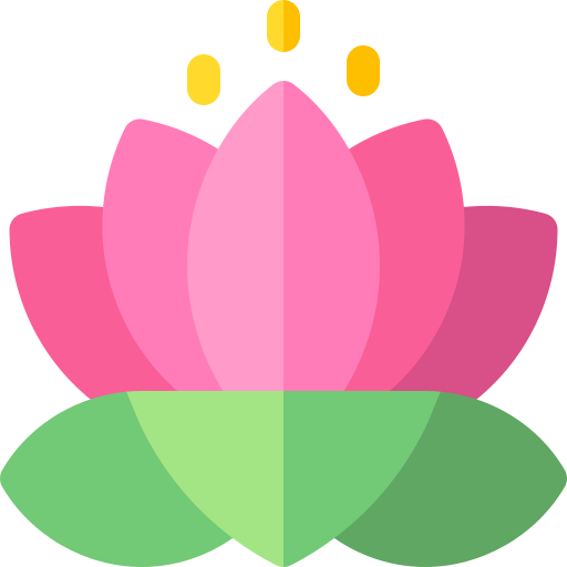 Lotus Basic Rounded Flat Icon