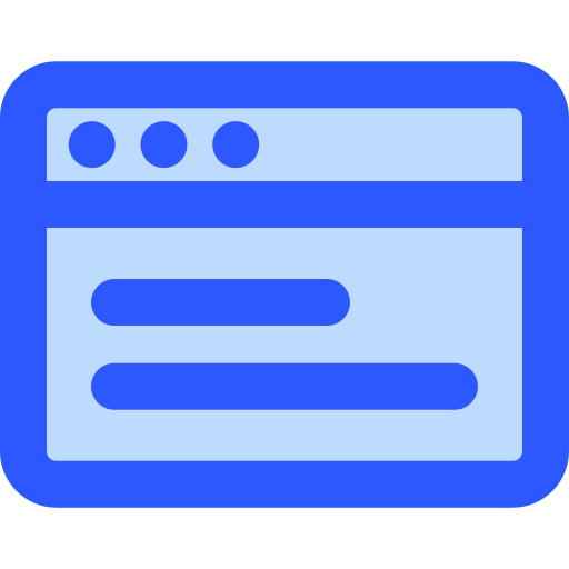 Website Generic Blue icon