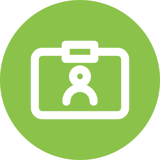 tarjeta de identificación icono gratis