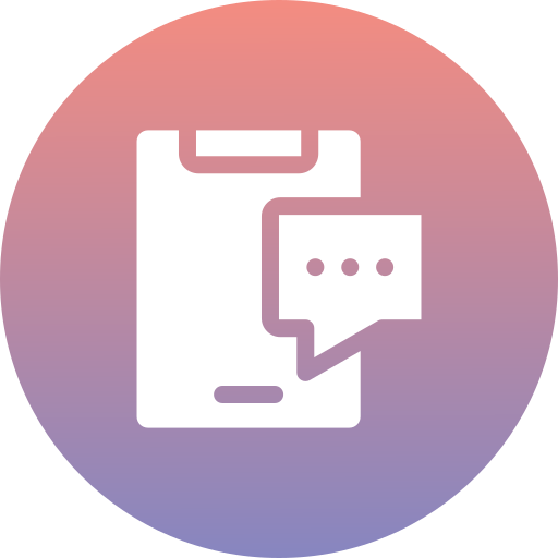 Chat Generic Flat Gradient icon