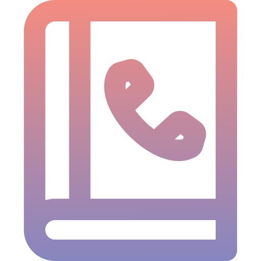 directorio telefónico icono gratis