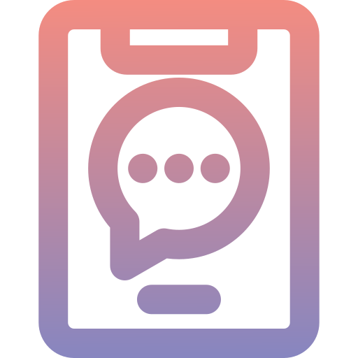 Chat Generic Gradient icon