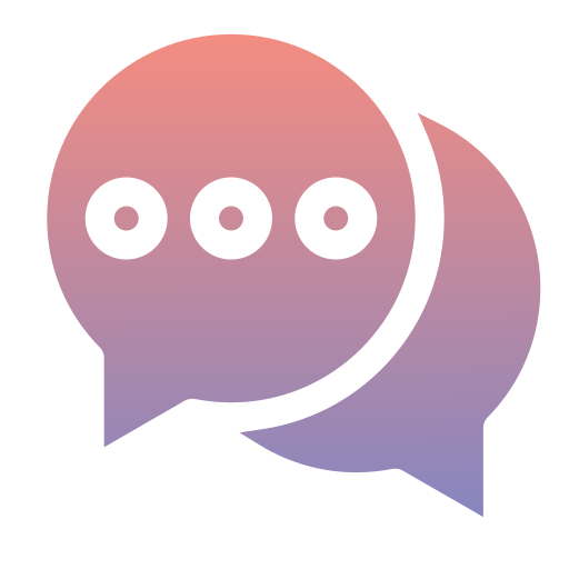 Chat Generic Flat Gradient icon