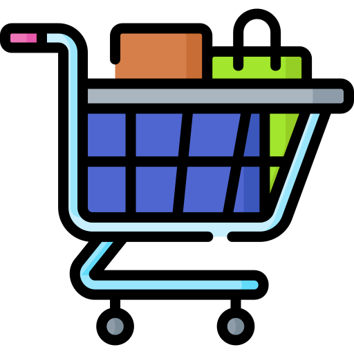 Shopping cart Special Lineal color icon