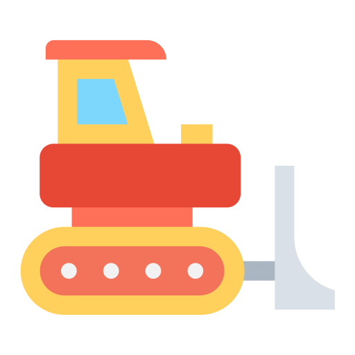 bulldozer Icône gratuit