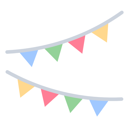 guirnaldas icono gratis