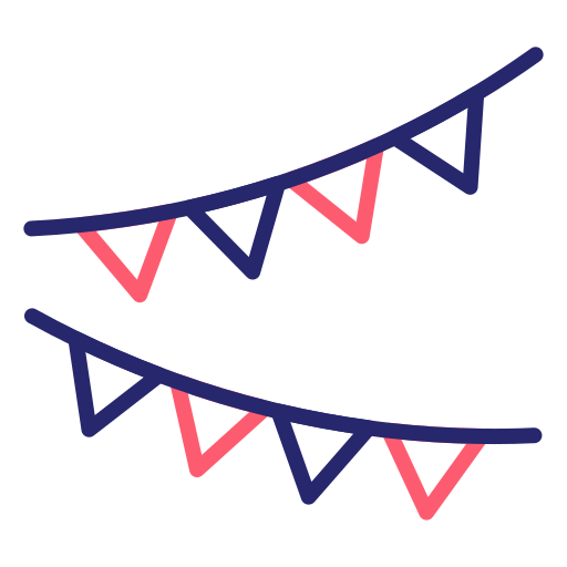 guirnaldas icono gratis