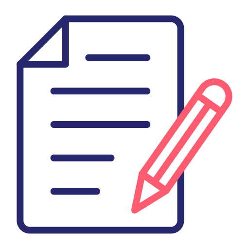 Notepad Generic Outline Color icon