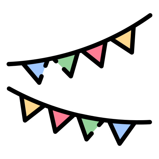 guirnaldas icono gratis