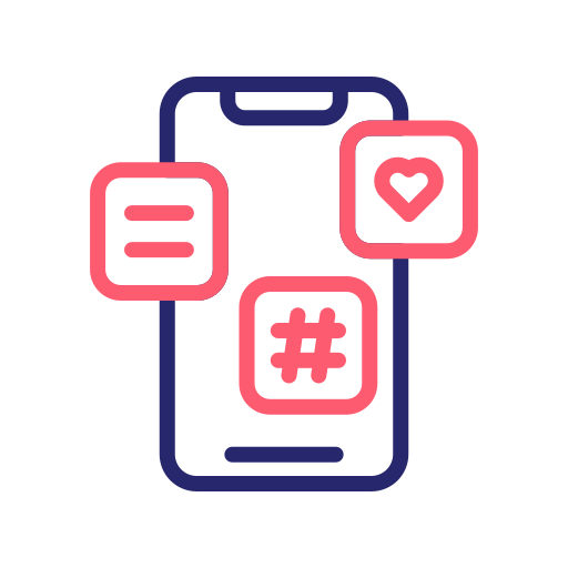 redes sociales icono gratis