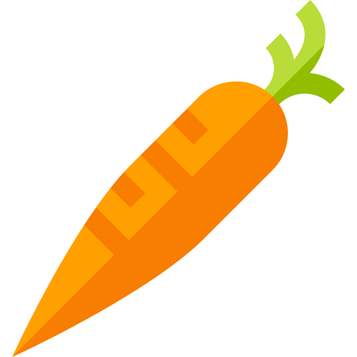 Carrot Basic Straight Flat icon