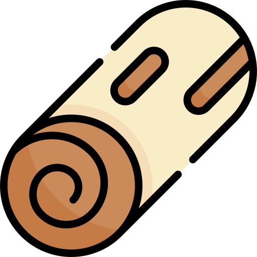 rollo de canela icono gratis