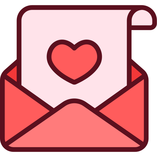 Love message Generic Outline Color icon