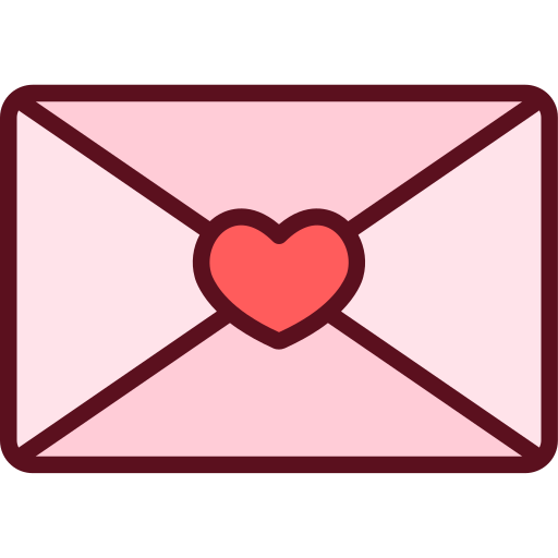 Love message Generic Outline Color icon