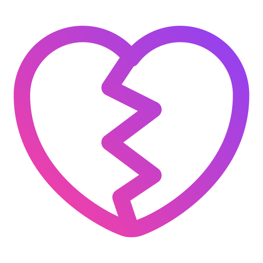 상한 마음 무료 아이콘