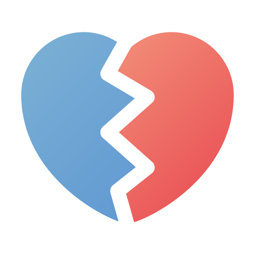 상한 마음 무료 아이콘