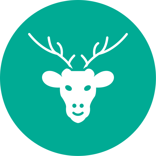 Deer Generic Circular icon