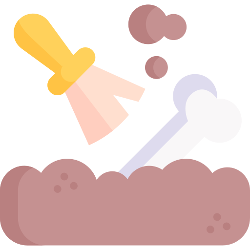 arqueología icono gratis