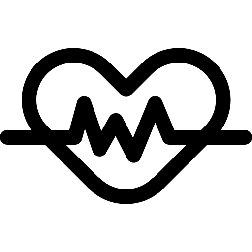 Cardiogram Basic Rounded Lineal icon