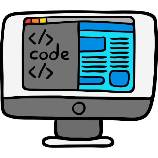 Coding - free icon