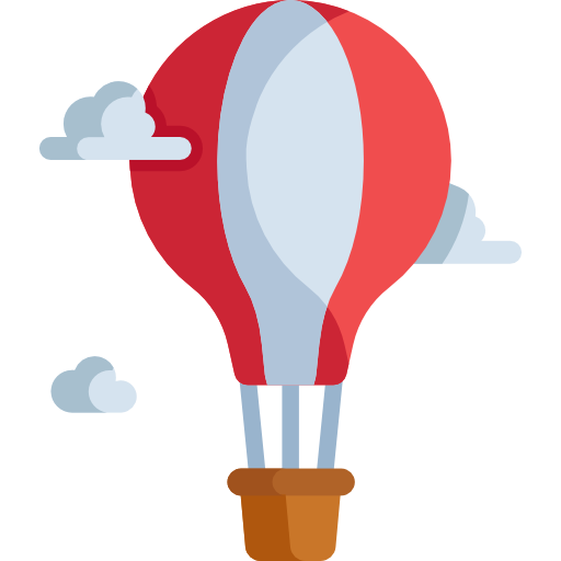 Hot air balloon Special Flat icon