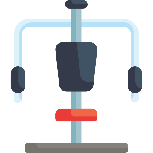 estación de gimnasio icono gratis