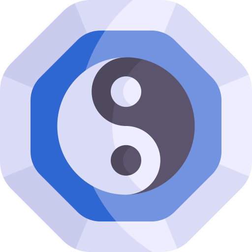 yin yang icono gratis