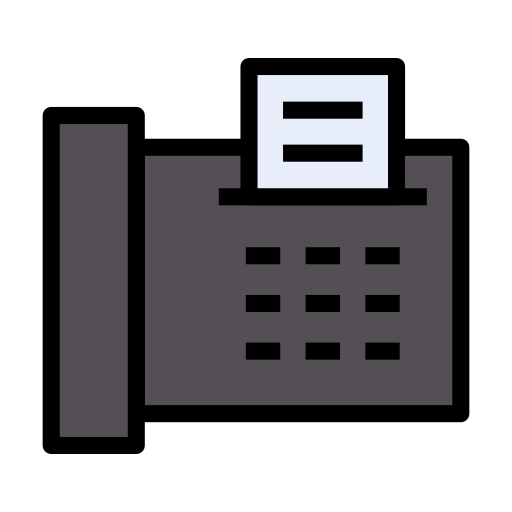 Fax machine free icon